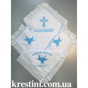 Крыжма для мальчика "Песнь херувима"